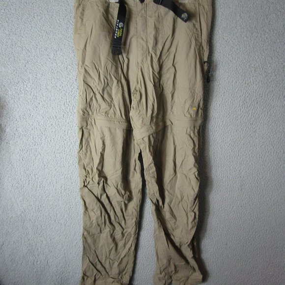 Mountain Hardwear Other - MOUNTAIN HARDWEAR MEN'S CONVERTIBLE PANTS SHORTS BEIGE LARGE NYLON HIKING